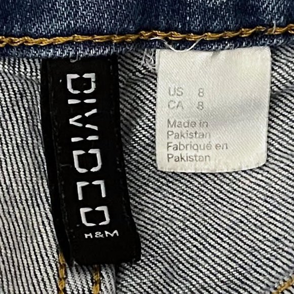 H&M Divided High Rise Raw Hem Jeans - Picture 4 of 8